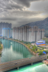 Image showing Hong Kong downtown at day, HDR image.