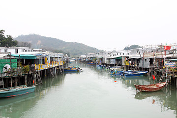 Image showing Tai O fishing village in Hong Kong