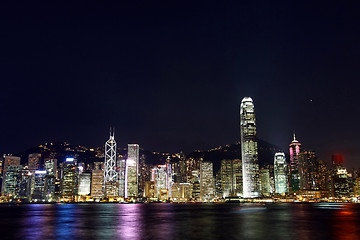 Image showing Hong Kong at night