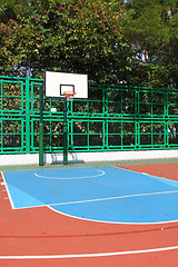Image showing Basketball court 