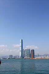 Image showing Skyscrapers in Hong Kong at day