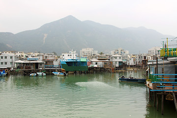 Image showing Tai O fishing village in Hong Kong