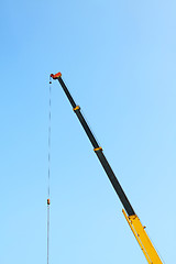 Image showing Crane in construction site