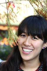 Image showing Asian woman with big smile