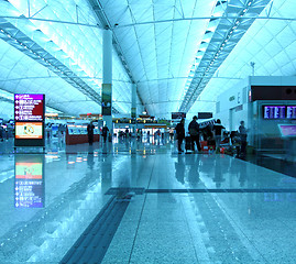 Image showing Airport abstract background