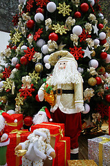 Image showing Santa Claus and christmas tree