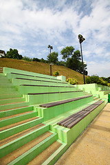 Image showing Stadium chairs