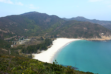 Image showing Beach landscape in Hong Kong 