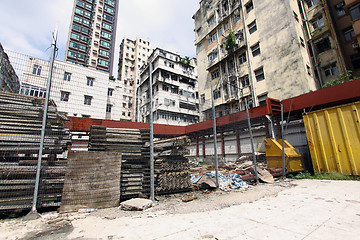 Image showing Construction site in Hong Kong