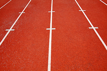 Image showing Running track in abstract view