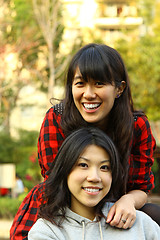 Image showing Asian university friends 