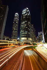 Image showing Hong Kong at night