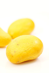 Image showing Mangoes isolated on white background