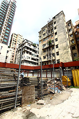 Image showing Construction site in Hong Kong