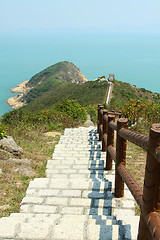 Image showing Hiking path in Hong Kong