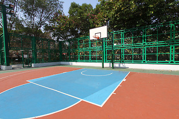 Image showing Basketball court