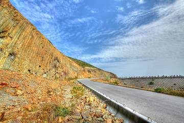 Image showing Hong Kong Geo Park - Natural Hexagonal column