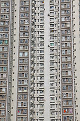 Image showing Hong Kong packed housing