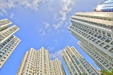 Image showing Hong Kong public housing in HDR