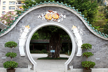 Image showing Chinese door