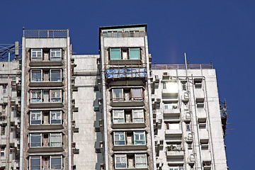 Image showing Hong Kong packed housing