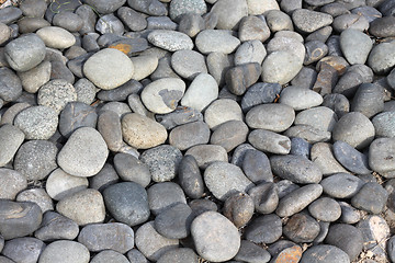 Image showing Pebbles stone background