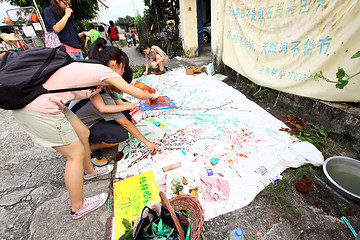 Image showing Tsoi Yuen Chuen village in Hong Kong