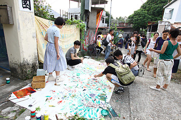 Image showing Tsoi Yuen Chuen village in Hong Kong