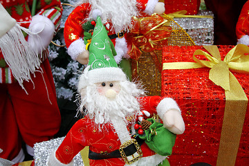 Image showing Santa Claus christmas background