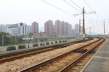 Image showing Railway in Hong Kong