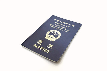 Image showing Hong Kong SAR passport isolated on white background