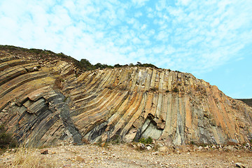 Image showing Hong Kong Geographical Park, the force of nature, folding and na