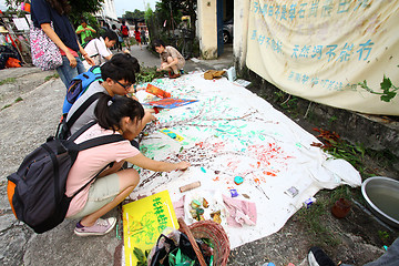 Image showing Tsoi Yuen Chuen village in Hong Kong