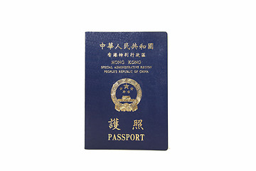 Image showing Hong Kong SAR passport isolated on white background