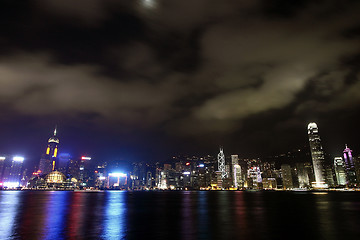 Image showing Hong Kong night view 