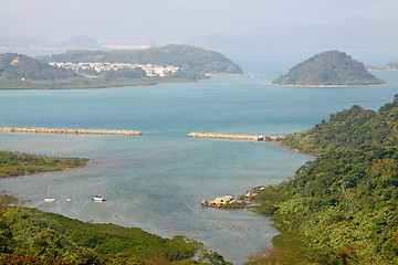 Image showing Hong Kong seashore