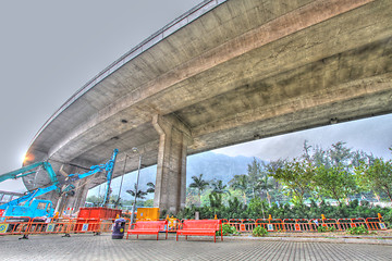 Image showing Highway in Hong Kong, HDR image.