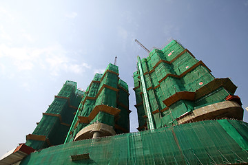 Image showing Construction site in Hong Kong