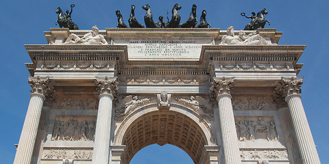 Image showing Arco della Pace, Milan