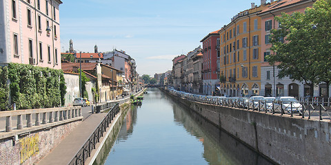 Image showing Naviglio Grande, Milan