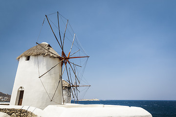 Image showing Myconos wind mill