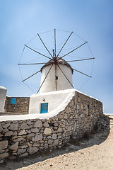 Image showing Myconos wind mill