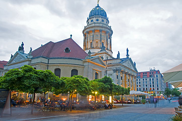 Image showing German Cathedral in Gendarmenmarkt Berlin Germany Europe