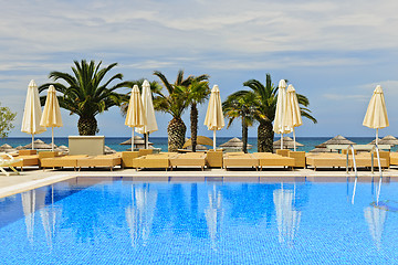 Image showing Pool at tropical resort