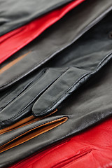 Image showing Leather gloves