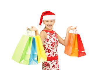 Image showing Shopping woman