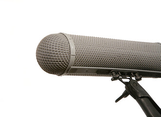 Image showing Professional mic in windshield