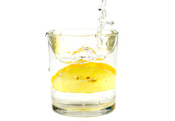 Image showing Lemon water