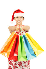 Image showing Shopping woman