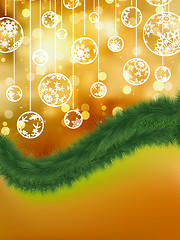 Image showing Holiday christmas abstract background. EPS 8